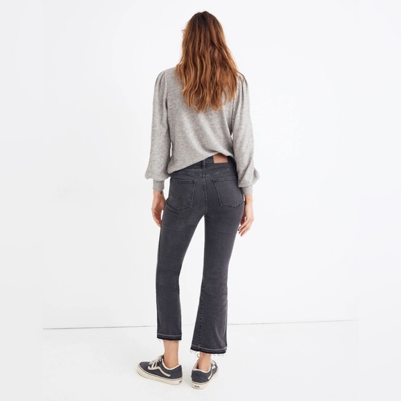 Madewell Cali Demi-Boot Jeans in Tobin Wash: Inset-Leg Edition Size 24 - Picture 2 of 11